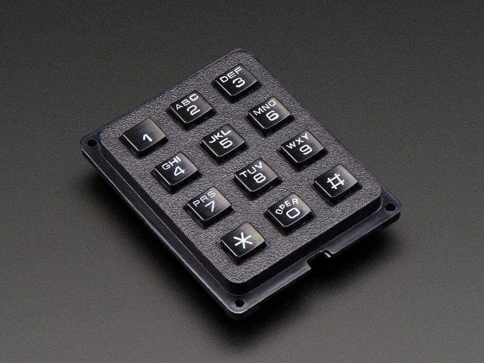 Matrix Keypad (3x4)