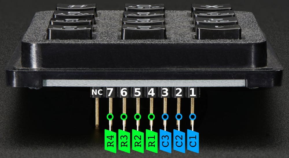 Matrix Keypad (3x4)
