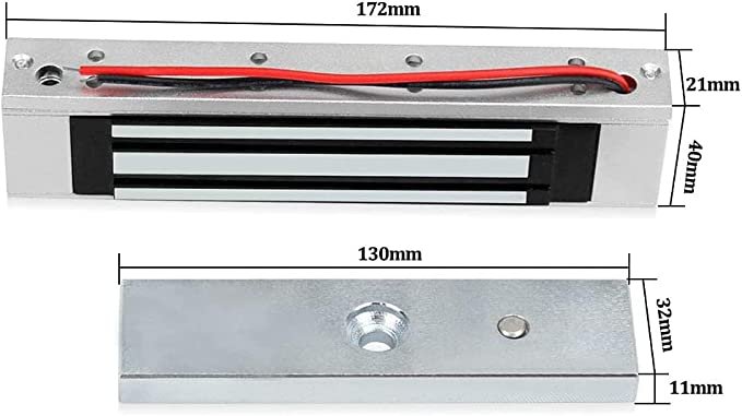 Electromagnetic Lock - DC12V - 180KG/350lbs