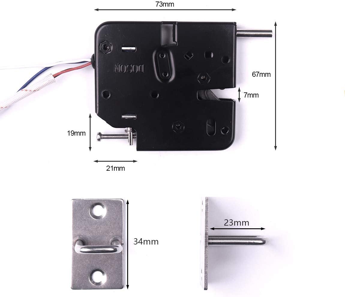 Electronic Cabinet Lock w/ feedback