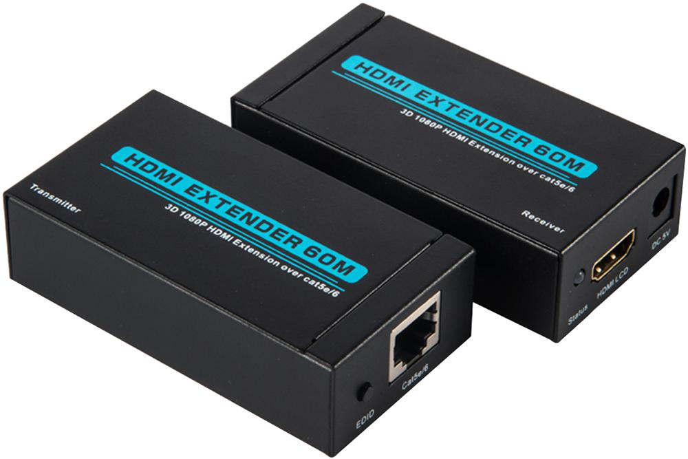 HDMI over CAT5e / CAT6 Powered Extender, 60m